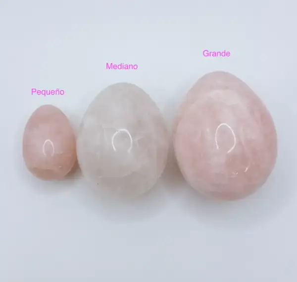 Rodado Cuarzo Rosa Pequeño En Forma De Huevo