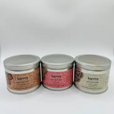 Vela Aromática Karma en Vaso Metálico