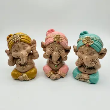 Pack Ganeshas Colores Pastel Tonos Frios