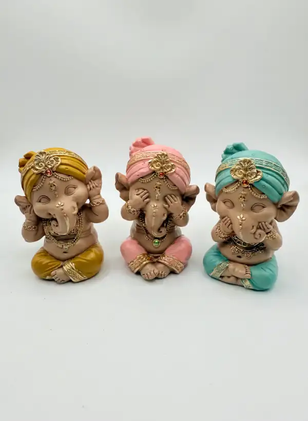 Pack Ganeshas Colores Pastel Tonos Frios