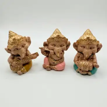 Pack Ganeshas Musica Color Pastel