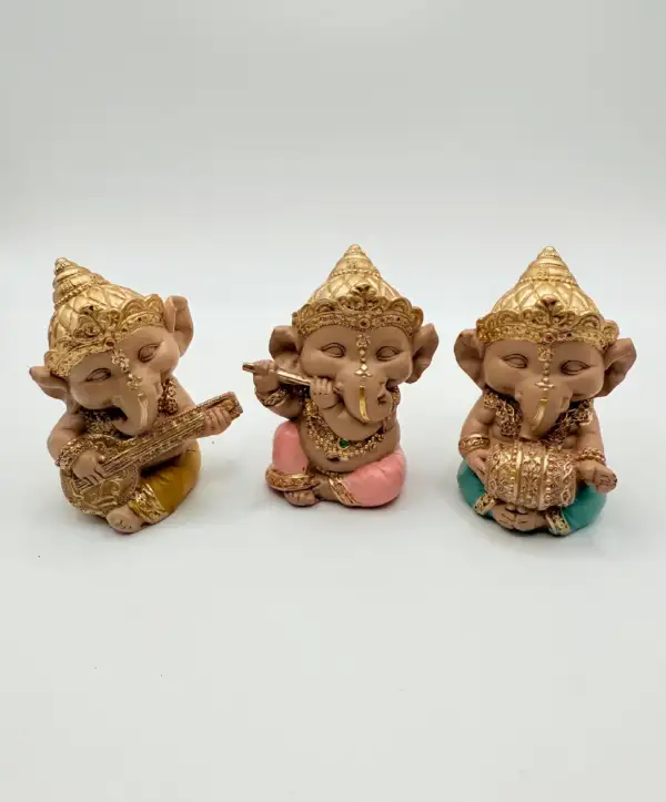 Pack Ganeshas Musica Color Pastel
