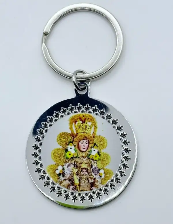 Llavero Silueta Virgen Del Rocio - Imagen 2
