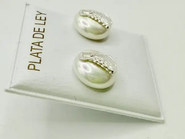 Pendientes Virgen Del Rocio Perlas - Imagen 2