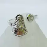 Anillo Virgen Del Rocio Y Piedra Plata De Ley
