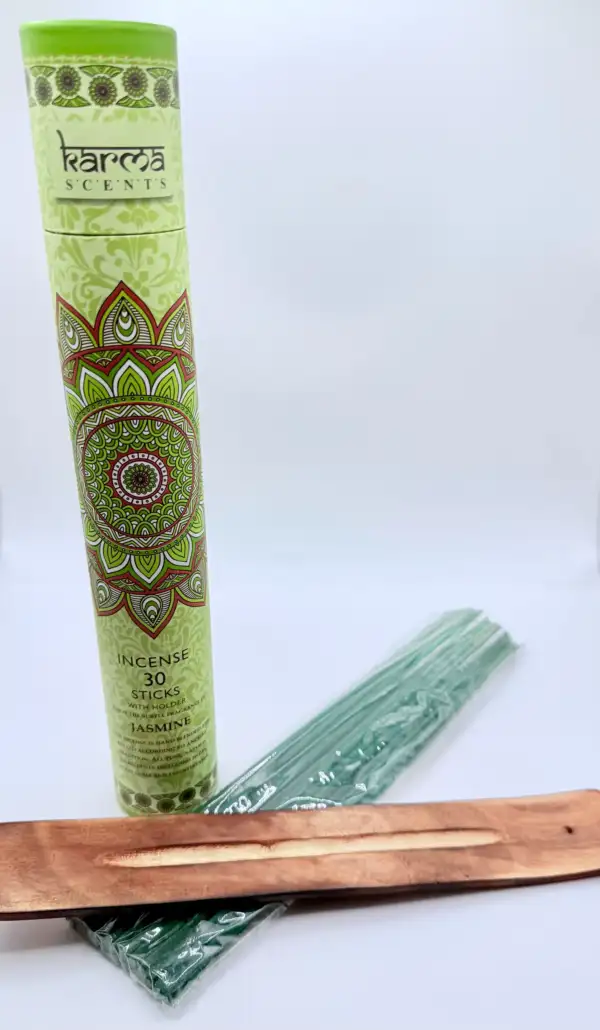 Incienso Varilla Jazmin + Portaincienso Madera Karma