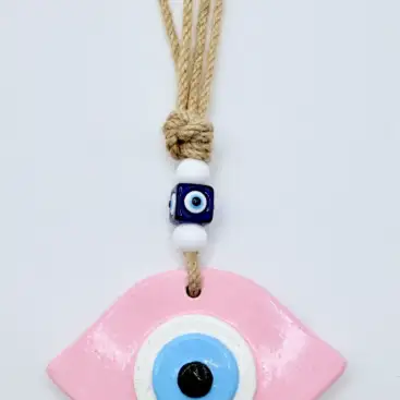 Amuleto Ojo Turco Grande Rosa