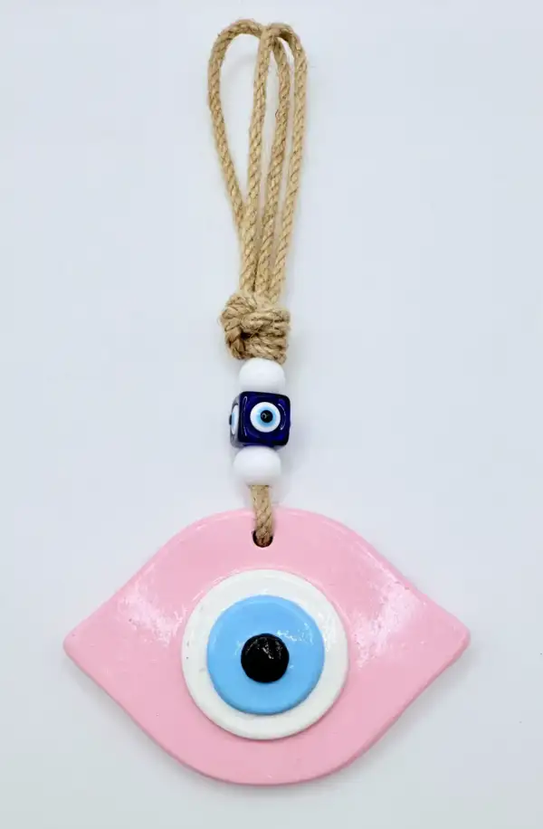 Amuleto Ojo Turco Grande Rosa