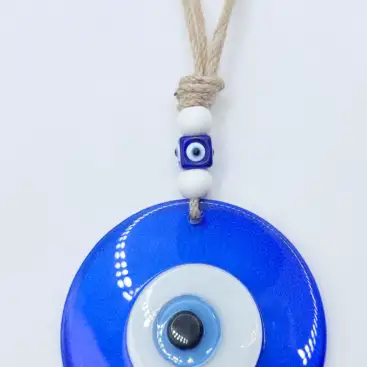 Amuleto Ojo Turco Redondo Grande Azul