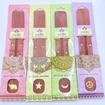 Portainciensos de Madera Reiki