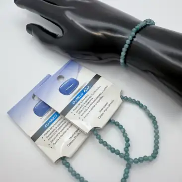 Pulsera Cuarzo Azul 4mm