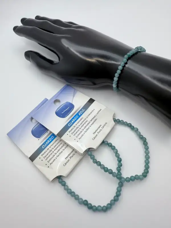 Pulsera Cuarzo Azul 4mm