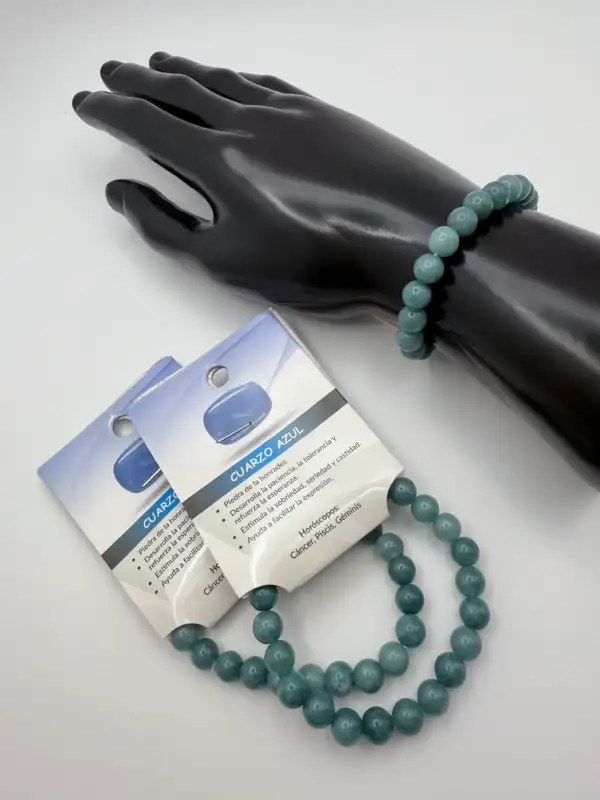 Pulsera Cuarzo Azul 8mm