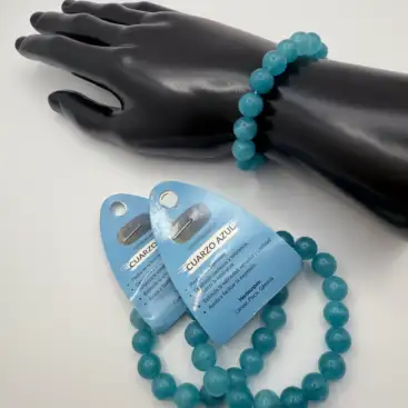 Pulsera Cuarzo Azul 10mm