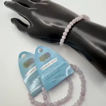 Pulsera Cuarzo Azul 6mm