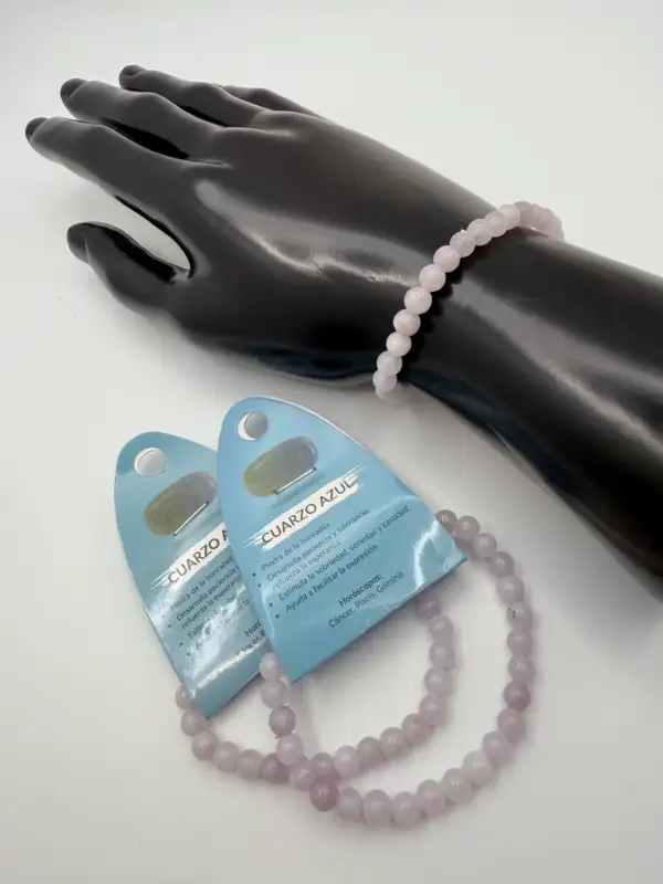 Pulsera Cuarzo Azul 6mm