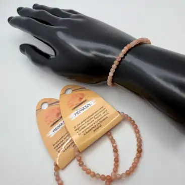 Pulsera Piedra Sol 4 mm