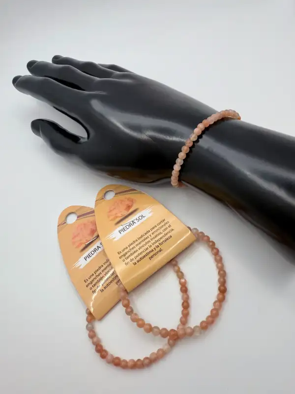 Pulsera Piedra Sol 4 mm