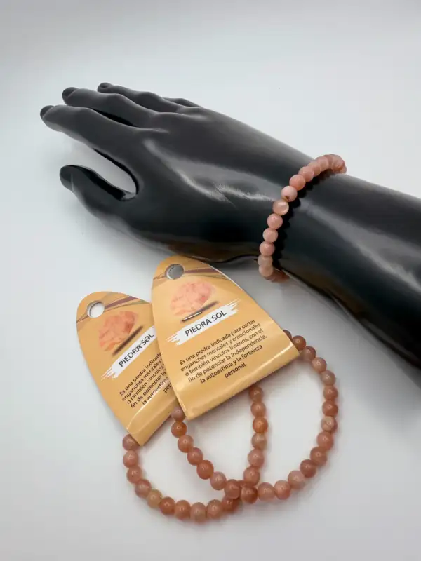 Pulsera Piedra Sol 6 mm