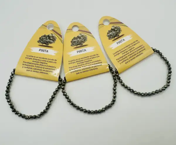 Pulsera Pirita Facetada