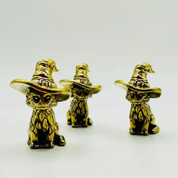Gato Pequeño De Bronce