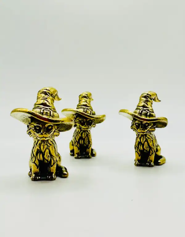 Gato Pequeño De Bronce