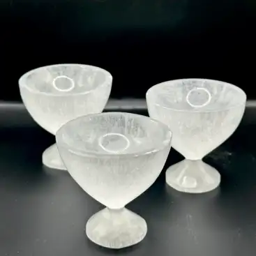 Copa Tallada De Selenita