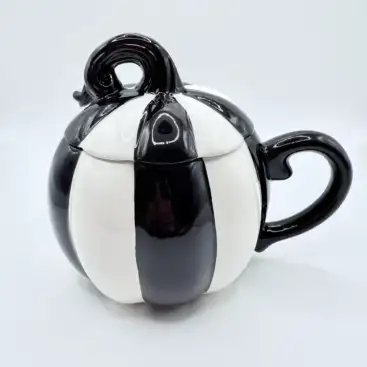 Taza Calabaza Rayas