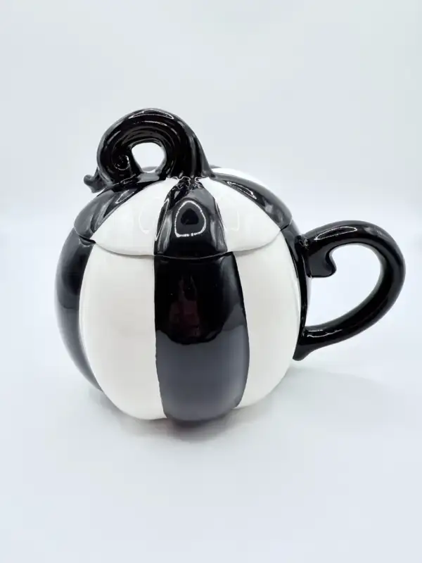 Taza Calabaza Rayas