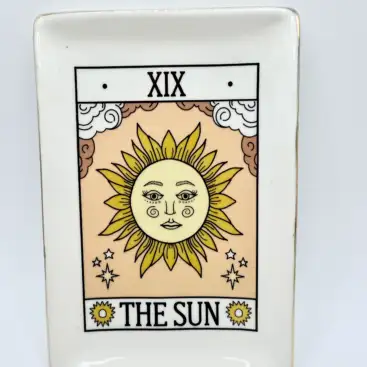 Plato Carta Tarot Sol