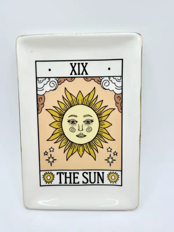 Plato Carta Tarot Sol