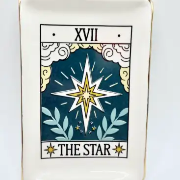 Plato Carta Tarot Estrella