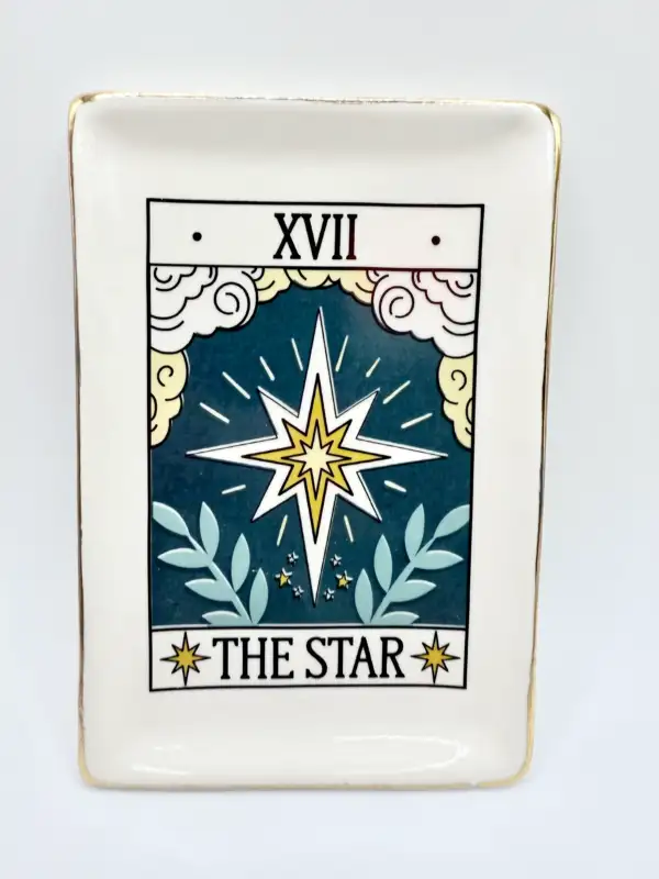 Plato Carta Tarot Estrella