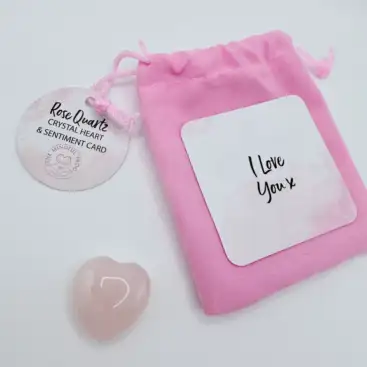 Cuarzo Rosa Corazon Pequeño