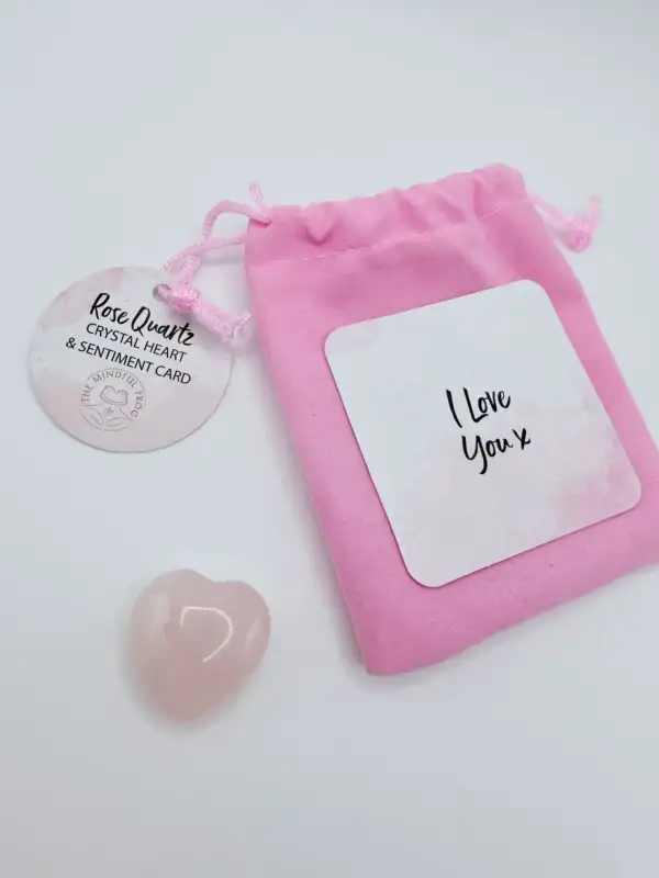 Cuarzo Rosa Corazon Pequeño