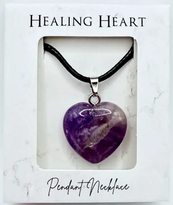 Colgante Corazon De Amatista