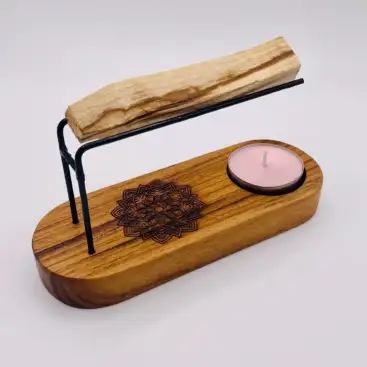 Porta Palo Santo Con Mandala