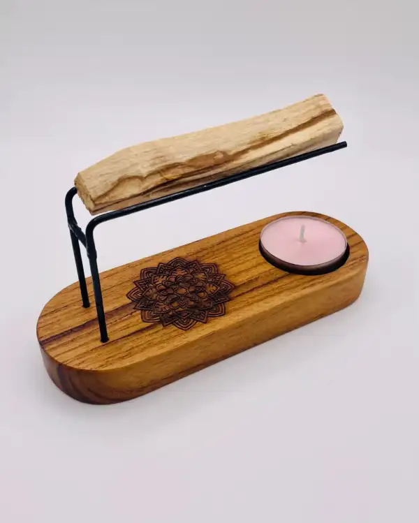 Porta Palo Santo Con Mandala