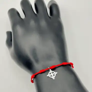 Pulsera 7 Nudos Con Nudo De Bruja Simple