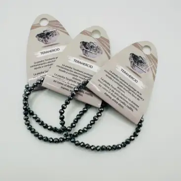 Pulsera Terahercio Facetada 4mm