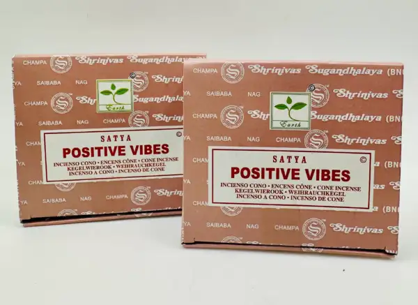 Incienso Cono Vibras Positivas (Satya)