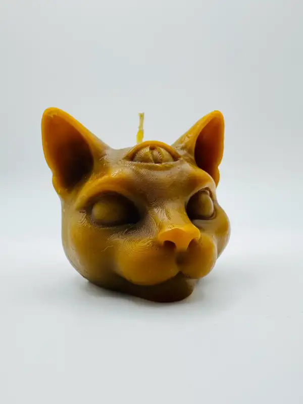 Vela Miel Gato 3 Ojos
