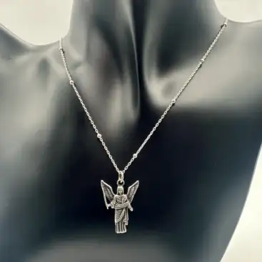 Colgante Arcangel Jofiel Plata De Ley