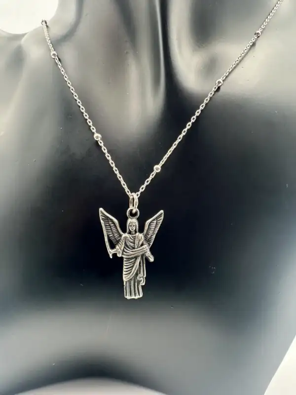 Colgante Arcangel Jofiel Plata De Ley - Imagen 2