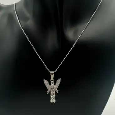 Colgante San Gabriel Acero Plateado