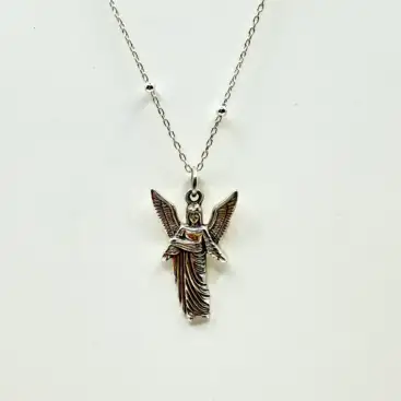 Colgante Arcángel Uriel Plata De Ley