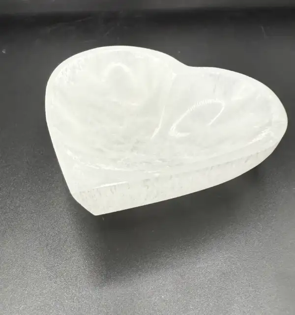 Cuenco De Selenita Corazon