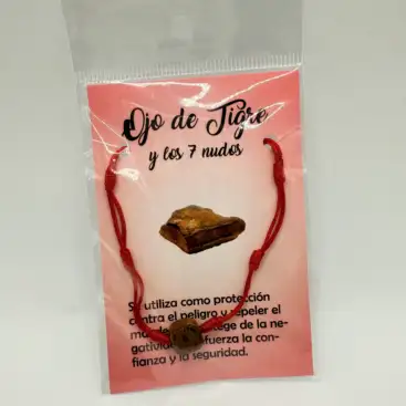 Pulsera 7 Nudos Con Ojo De Tigre