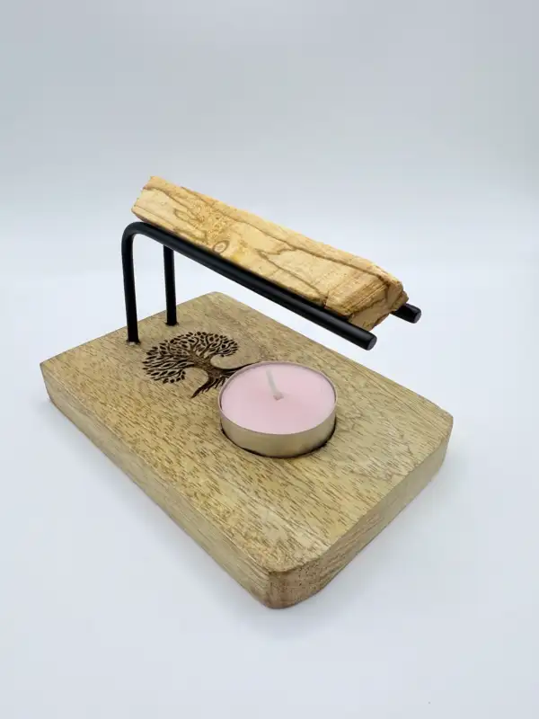 Porta Palo Santo Con Arbol De La Vida