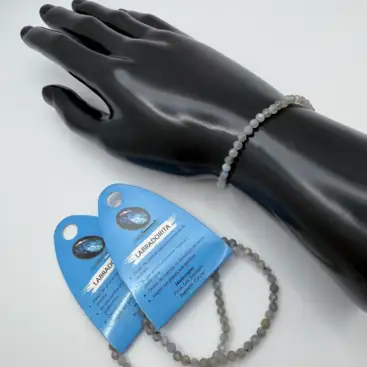 Pulsera Labradorita 4mm Facetada